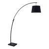 Lampea Lampadaires Lampadaire Design En Métal Noir 188 Cm