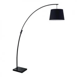 Lampea Lampadaires Lampadaire Design En Métal Noir 188 Cm -Luminaires Contemporain Soldes lampadaire design en metal noir 188 cm 2