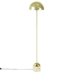 Beliani Lampes à Poser Lampadaire Doré 158 Cm