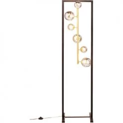 Kare Design Lampadaires Lampadaire En Acier 6 Abat-jours En Verre H160 -Luminaires Contemporain Soldes lampadaire en acier 6 abat jours en verre h160 2