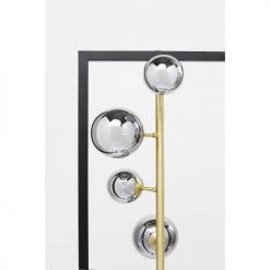 Kare Design Lampadaires Lampadaire En Acier 6 Abat-jours En Verre H160 -Luminaires Contemporain Soldes lampadaire en acier 6 abat jours en verre h160 4