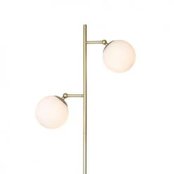 QAZQA Lampadaires Lampadaire En Acier Blanc -Luminaires Contemporain Soldes lampadaire en acier blanc 2