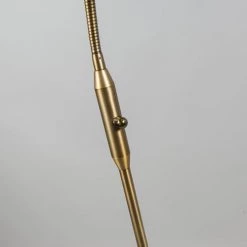 QAZQA Lampadaires Lampadaire En Acier Bronze -Luminaires Contemporain Soldes lampadaire en acier bronze 3