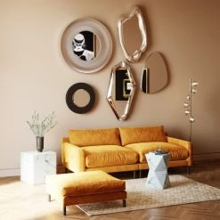 Kare Design Lampadaires Lampadaire En Acier Chromé Et Verre H160 -Luminaires Contemporain Soldes lampadaire en acier chrome et verre h160 4