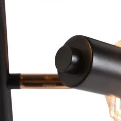 QAZQA Lampadaires Lampadaire En Acier Cuivre -Luminaires Contemporain Soldes lampadaire en acier cuivre 1