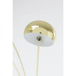 Kare Design Lampadaires Lampadaire En Acier Doré Et Marbre Noir 5 Abat-jours H215 -Luminaires Contemporain Soldes lampadaire en acier dore et marbre noir 5 abat jours h215 2