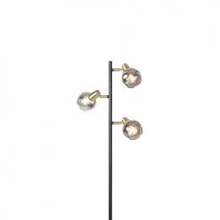 QAZQA Lampadaires Lampadaire En Acier Doré/laiton -Luminaires Contemporain Soldes lampadaire en acier dore laiton 22