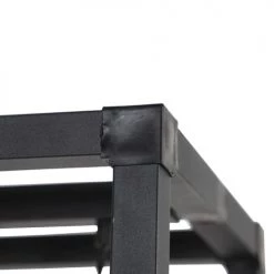 QAZQA Lampadaires Lampadaire En Acier Noir -Luminaires Contemporain Soldes lampadaire en acier noir 16