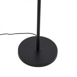 QAZQA Lampadaires Lampadaire En Acier Noir -Luminaires Contemporain Soldes lampadaire en acier noir 55