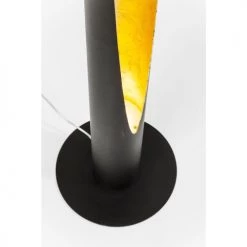 Kare Design Lampadaires Lampadaire En Acier Noir Et Doré H140 -Luminaires Contemporain Soldes lampadaire en acier noir et dore h140 3
