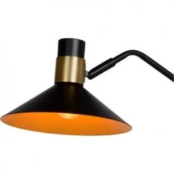 Lampea Lampadaires Lampadaire En Acier Noir Ø 23 Cm -Luminaires Contemporain Soldes lampadaire en acier noir oe 23 cm 3