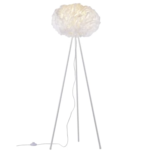 Keria Lampadaires Lampadaire En Fabric Blanc 1 Keria Lampadaires Lampadaire En Fabric Blanc