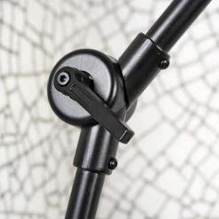 It's About Romi Lampadaires Lampadaire En Fer Abat-jour En Coton Noir, H. 190cm -Luminaires Contemporain Soldes lampadaire en fer abat jour en coton noir h 190cm 2