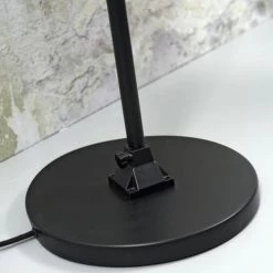 It's About Romi Lampadaires Lampadaire En Fer Abat-jour En Coton Noir, H. 190cm -Luminaires Contemporain Soldes lampadaire en fer abat jour en coton noir h 190cm 3