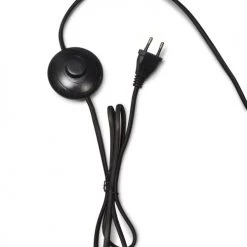 It's About Romi Lampadaires Lampadaire En Fer Abat-jour En Coton Noir, H. 190cm -Luminaires Contemporain Soldes lampadaire en fer abat jour en coton noir h 190cm 5