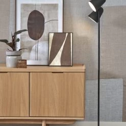 It's About Romi Lampadaires Lampadaire En Fer Noir, H. 145cm -Luminaires Contemporain Soldes lampadaire en fer noir h 145cm 3