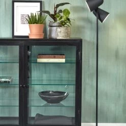 It's About Romi Lampadaires Lampadaire En Fer Noir, H. 145cm -Luminaires Contemporain Soldes lampadaire en fer noir h 145cm 4