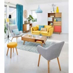 Maisons Du Monde Lampadaires Lampadaire En Métal 3 Abat-jours Tricolores H155 -Luminaires Contemporain Soldes lampadaire en metal 3 abat jours tricolores h155 1000 11 38 153419 7