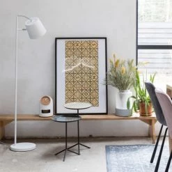 Zuiver Lampadaires Lampadaire En Métal Blanc 8 Zuiver Lampadaires Lampadaire En Métal Blanc -Luminaires Contemporain Soldes lampadaire en metal blanc 8