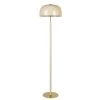Maisons Du Monde Lampadaires Lampadaire En Métal Doré Et Laqué Crème H155