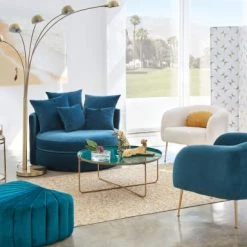 Maisons Du Monde Lampadaires Lampadaire En Métal Doré H210 -Luminaires Contemporain Soldes lampadaire en metal dore h210 1000 12 23 190837 3