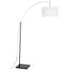 Maisons Du Monde Lampadaires Lampadaire En Métal Et Coton Blanc H 202 Cm