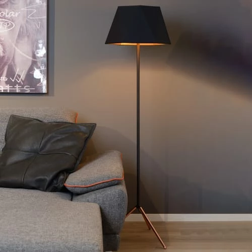 Lucide Lampadaires Lampadaire En Métal Noir 2 Lucide Lampadaires Lampadaire En Métal Noir – Image 2