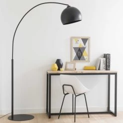 Maisons Du Monde Lampadaires Lampadaire En Métal Noir H 190 Cm -Luminaires Contemporain Soldes lampadaire en metal noir h 190 cm 1000 0 0 154734 11