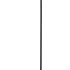 Dyberg Larsen Lampadaires Lampadaire En Métal Noir Mat Et Chrome, H 143,5 Cm D 16 Cm