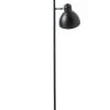 Dyberg Larsen Lampadaires Lampadaire En Métal Noir Mat Et Chrome, H 160 Cm D 16 Cm