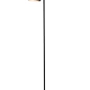 Dyberg Larsen Lampadaires Lampadaire En Métal Noir Mat, H 135 Cm D 15,5 Cm