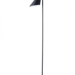 Dyberg Larsen Lampadaires Lampadaire En Métal Noir Mat, H 140 Cm D 12 Cm