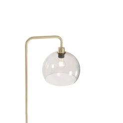 QAZQA Lampadaires Lampadaire En Plastique Doré/laiton -Luminaires Contemporain Soldes lampadaire en plastique dore laiton 4