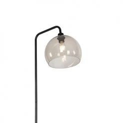 QAZQA Lampadaires Lampadaire En Plastique Noir -Luminaires Contemporain Soldes lampadaire en plastique noir 3