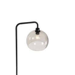 QAZQA Lampadaires Lampadaire En Plastique Noir -Luminaires Contemporain Soldes lampadaire en plastique noir 4