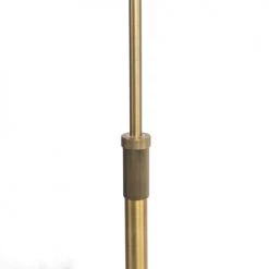 QAZQA Lampadaires Lampadaire En Tissu Bronze -Luminaires Contemporain Soldes lampadaire en tissu bronze 4