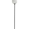 Dyberg Larsen Lampadaires Lampadaire En Verre Et Métal Noir Mat, H 150 Cm D 20 Cm