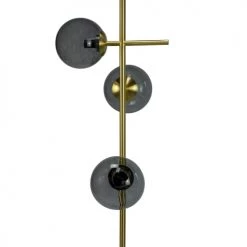 Dyberg Larsen Lampadaires Lampadaire En Verre Fumé Et Laiton, H 160 Cm D 34 Cm 6 Dyberg Larsen Lampadaires Lampadaire En Verre Fumé Et Laiton, H 160 Cm D 34 Cm -Luminaires Contemporain Soldes lampadaire en verre fume et laiton h 160 cm d 34 cm 2