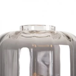 QAZQA Lampadaires Lampadaire En Verre Noir -Luminaires Contemporain Soldes lampadaire en verre noir 3