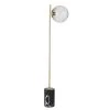 Maisons Du Monde Lampadaires Lampadaire Globe En Verre Et Métal Noir Et Doré H145
