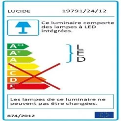 Lucide Lampadaires Lampadaire LED Avec Liseuse Métal Argent H180cm -Luminaires Contemporain Soldes lampadaire led avec liseuse metal argent h180cm 2