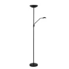 Lucide Lampadaires Lampadaire LED Avec Liseuse Métal Noir H180cm