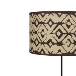 Tosel Lampadaires Lampadaire Métal Noir Et Marron -Luminaires Contemporain Soldes lampadaire metal noir et marron 2