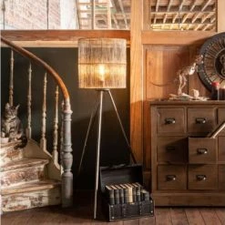 Meubles & Design Lampadaires Lampadaire Moderne En Métal Marron -Luminaires Contemporain Soldes lampadaire moderne en metal marron 2