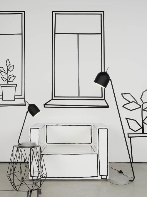 It's About Romi Lampadaires Lampadaire Sur Pied Noir H146cm 2 It's About Romi Lampadaires Lampadaire Sur Pied Noir H146cm – Image 2