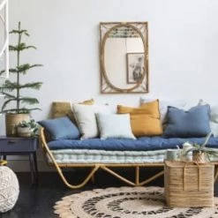 Maisons Du Monde Lampadaires Lampadaire Trépied En Bambou Abat-jour Blanc H154 -Luminaires Contemporain Soldes lampadaire trepied en bambou abat jour blanc h154 1000 0 39 201144 3