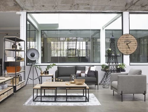 Maisons Du Monde Lampadaires Lampadaire Trépied En Métal Noir H 145 Cm 4 Maisons Du Monde Lampadaires Lampadaire Trépied En Métal Noir H 145 Cm – Image 4