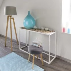 Maisons Du Monde Lampadaires Lampadaire Trépied En Paulownia Et Abat-jour Gris H150 -Luminaires Contemporain Soldes lampadaire trepied en paulownia et abat jour gris h150 1000 10 16 146550 9