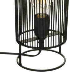 Home Maison Lampes à Poser Lampe à Poser Au Style Industriel Métal Noir H30cm -Luminaires Contemporain Soldes lampe a poser au style industriel metal noir h30cm 2