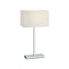 Markslöjd Lampes à Poser Lampe à Poser Avec Port USB Métal Argenté/tissu H50cm